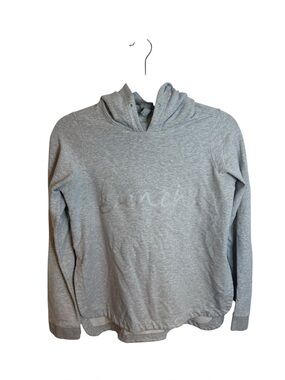 Bench Gray Silver Logo Hoodie